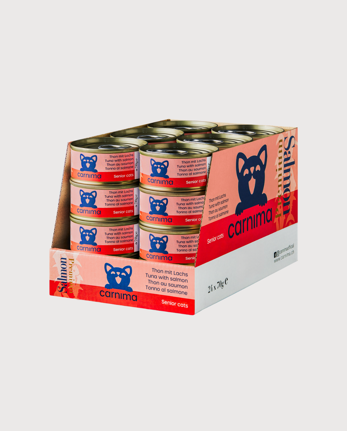 THUNFISCHFILET MIT LACHS IN GELEE FÜR SENIOR-KATZEN