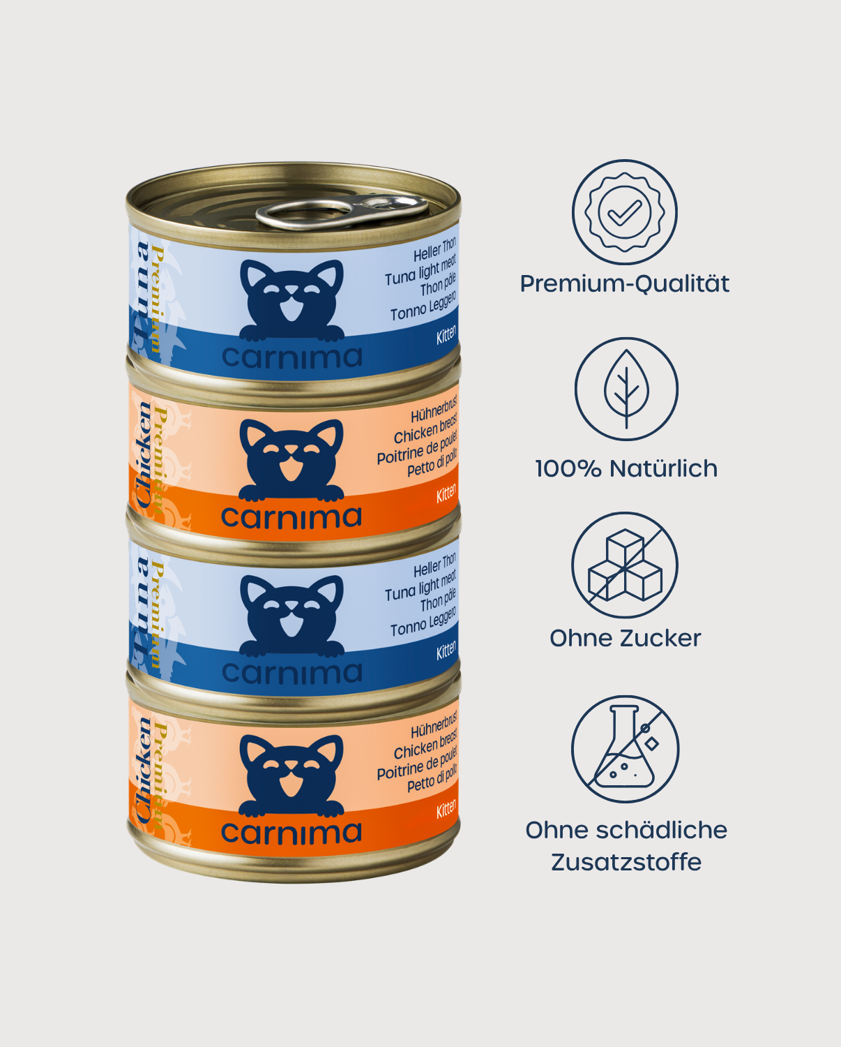 6er-Vorteilspaket – Kitten Hühnerbrust & Thunfisch