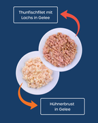 6er-Vorteilspaket – Senior Hühnerbrust & Thunfisch-Lachs